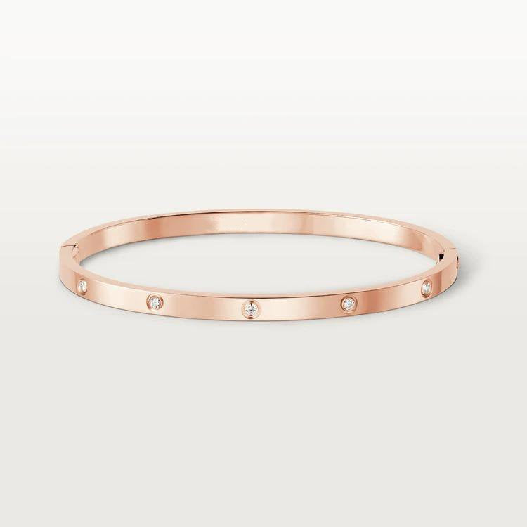 [⭐DORISW] LOVE ARMBAND 3,65 MM 10 DIAMANTEN