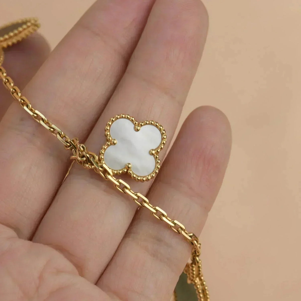 [⭐DORISW] LUCKY SPRING 5 MOTIF GOLD BRACELET