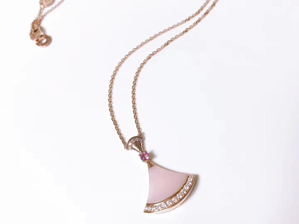 [⭐DORISW]TRAUM-HALSKETTE PINK MOP DIAMANT