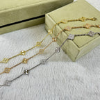 [[⭐DORISW] ]CLOVER 6 MOTIF DIAMOND LASER BRACELET