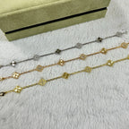 [[⭐DORISW] ]CLOVER 6 MOTIF DIAMOND LASER BRACELET