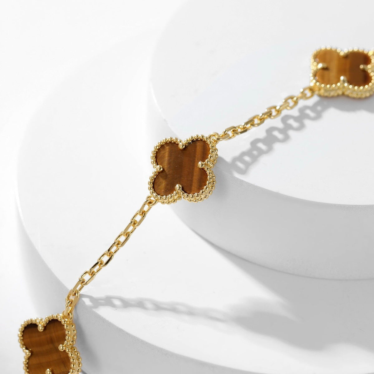 [⭐DORISW] CLOVER 10 MOTIVE TIGERAUGE HALSKETTE