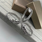 [[⭐DORISW] ] EW OBSIDIAN & DIAMOND SERPENT BRACELET