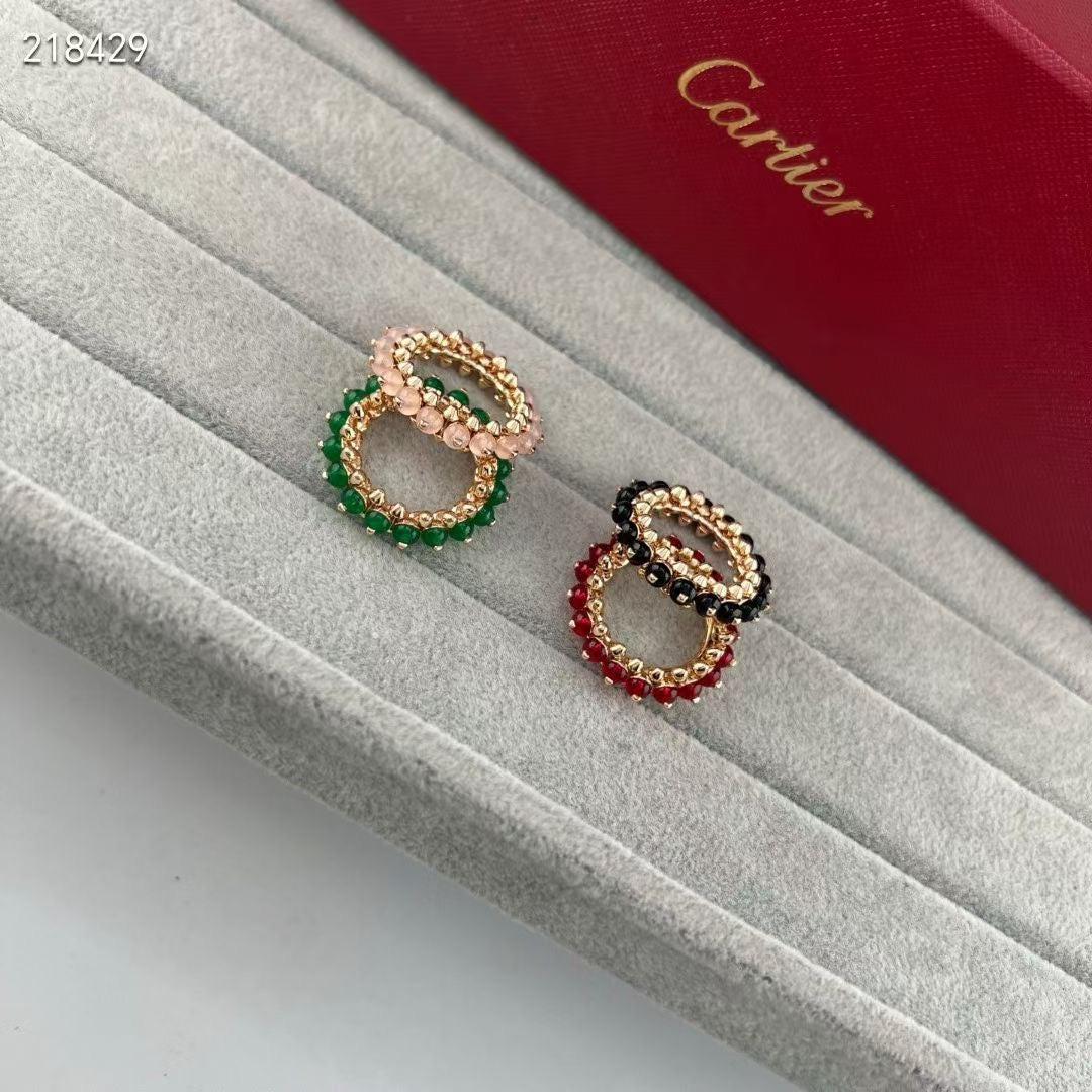 [[⭐DORISW] ] CLASH NEUER RING MIT FARBIGEM EDELSTEIN
