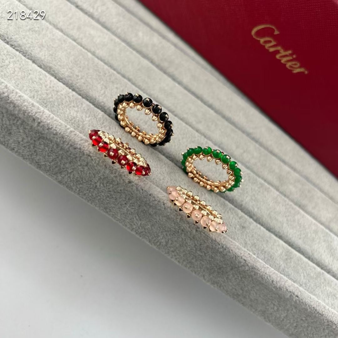 [[⭐DORISW] ] CLASH NEUER RING MIT FARBIGEM EDELSTEIN