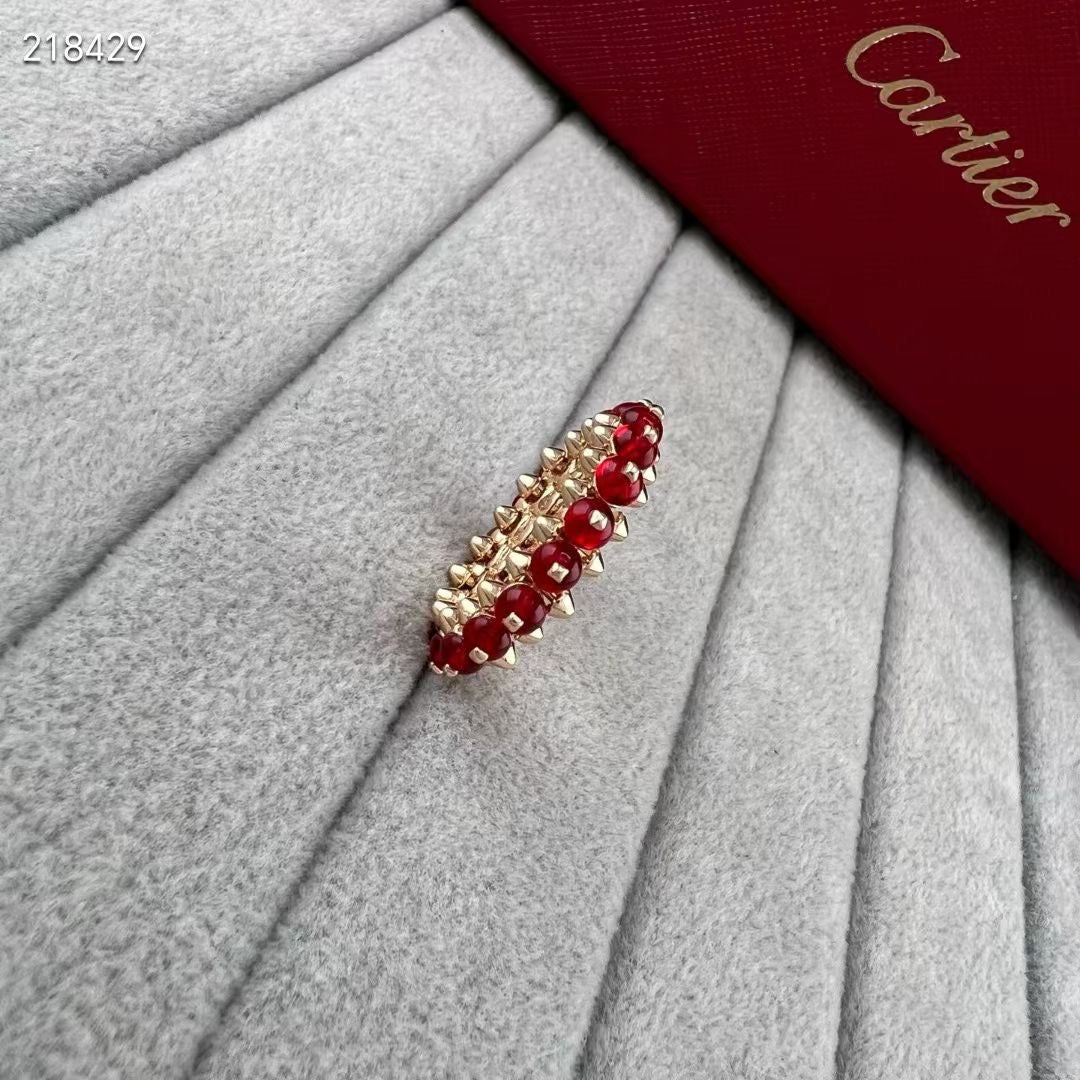 [[⭐DORISW] ] CLASH NEUER RING MIT FARBIGEM EDELSTEIN