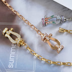 [⭐DORISW] FORCE LARGE HORSESHOE CLASP  METAL BRACELET