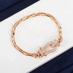 [⭐DORISW] FORCE LARGE HORSESHOE CLASP  METAL BRACELET