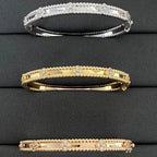 [⭐DORISW] KLEEBATT-ARMBAND 4MM DIAMANTEN