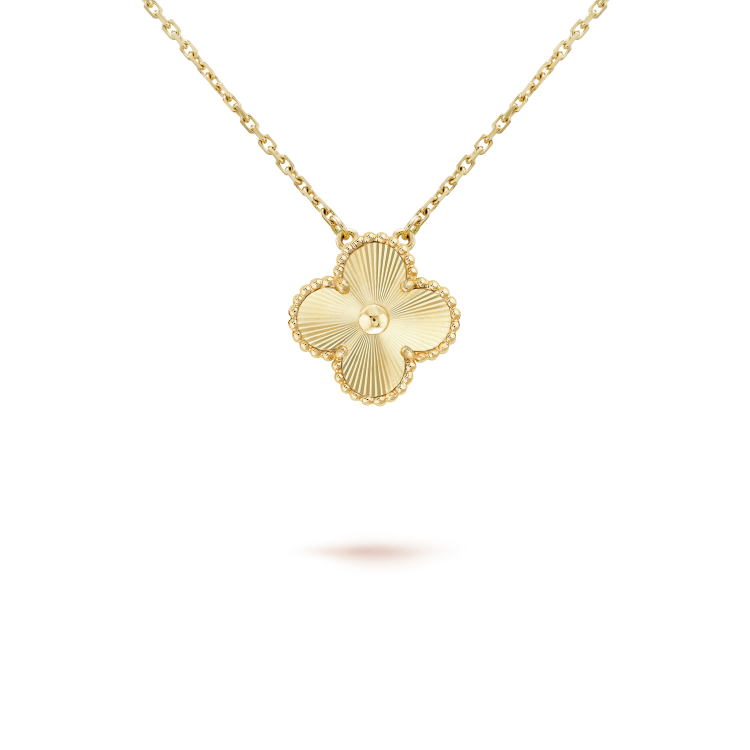 [⭐DORISW] CLOVER 15MM LASER NECKLACE