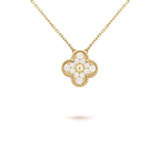 [⭐DORISW] CLOVER 15MM DIAMOND SINGLE FLOWER NECKLACE