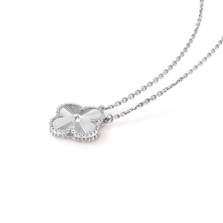[⭐DORISW] CLOVER 15MM LASER-HALSKETTE SILBER