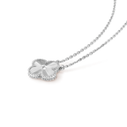 [⭐DORISW] CLOVER 15MM LASER-HALSKETTE SILBER