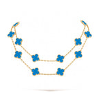 [⭐DORISW] CLOVER 20 MOTIFS TURQUOISE GOLD
