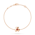 [⭐DORISW] FRIVOLES GOLD-ARMBAND MIT BLUME UND ROSA MALACHIT