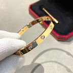 [⭐DORISW] LOVE ARMBAND 6,1MM 10 DIAMANTEN
