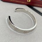 [⭐DORISW] LOVE BRACELET 6.1MM 1 DIAMOND OPEN CUFF