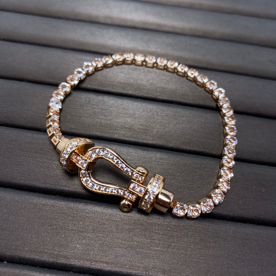 [⭐DORISW] HORSESHOE DIAMANT-TENNISARMBAND