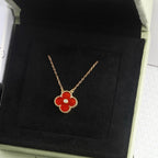 [⭐DORISW] CLOVER 15MM DIAMOND KARNELOL HALSKETTE