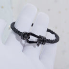 [⭐DORISW] FORCE LARGE SERIES HORSESHOE BLACK SAMURAI BRACELET