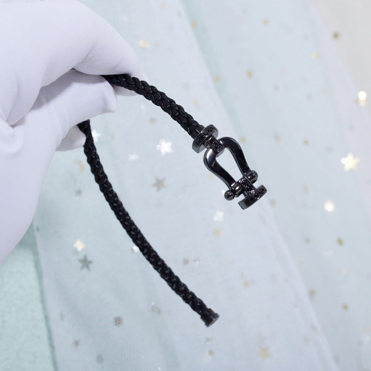 [⭐DORISW] FORCE LARGE SERIES HORSESHOE BLACK SAMURAI BRACELET