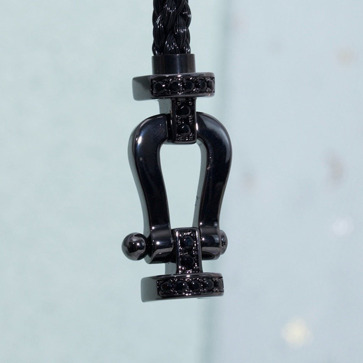 [⭐DORISW] FORCE LARGE SERIES HORSESHOE BLACK SAMURAI BRACELET