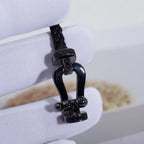 [⭐DORISW] FORCE LARGE SERIES HORSESHOE BLACK SAMURAI BRACELET