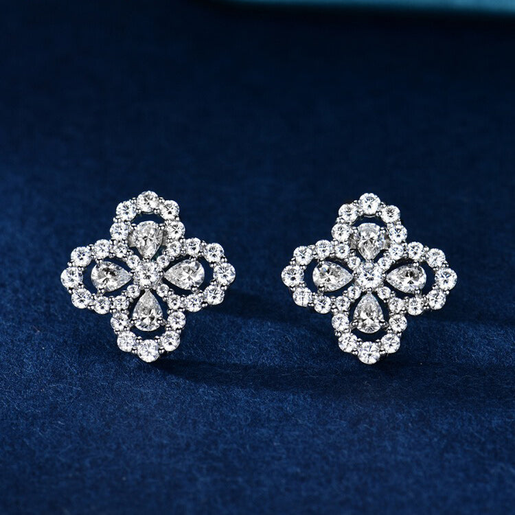 [⭐DORISW] LOOP-OHRRINGE VOLLMOTIV DIAMANT 16MM