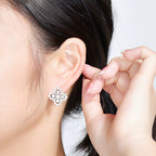 [⭐DORISW] LOOP-OHRRINGE VOLLMOTIV DIAMANT 16MM