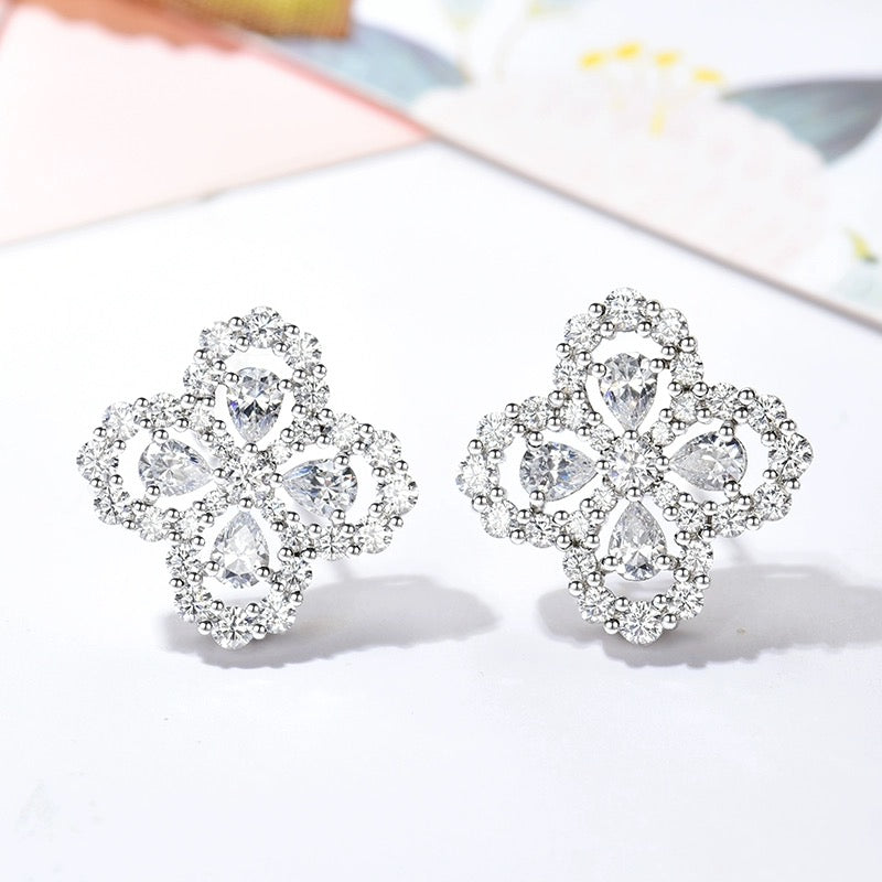 [⭐DORISW] LOOP-OHRRINGE VOLLMOTIV DIAMANT 16MM