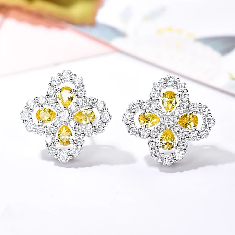 [⭐DORISW] LOOP-OHRRINGE VOLLMOTIV DIAMANT 16MM