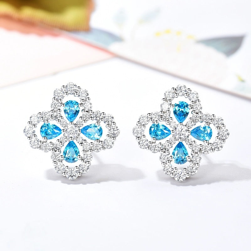[⭐DORISW] LOOP-OHRRINGE VOLLMOTIV DIAMANT 16MM