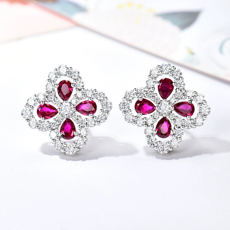 [⭐DORISW] LOOP-OHRRINGE VOLLMOTIV DIAMANT 16MM