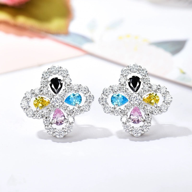 [⭐DORISW] LOOP-OHRRINGE VOLLMOTIV DIAMANT 16MM