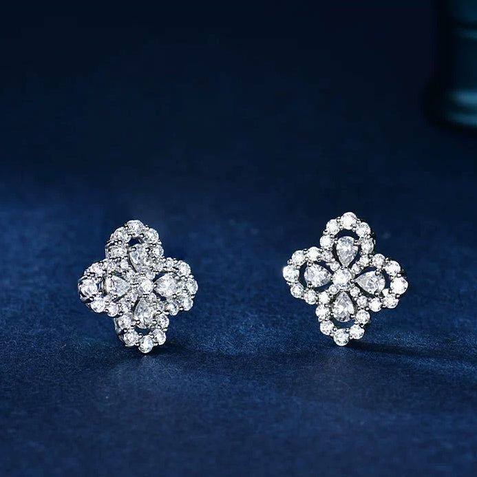 [⭐DORISW] LOOP-OHRRINGE VOLLMOTIV DIAMANT 16MM