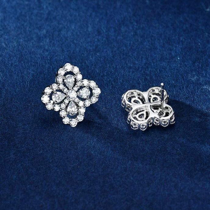 [⭐DORISW] LOOP-OHRRINGE VOLLMOTIV DIAMANT 16MM