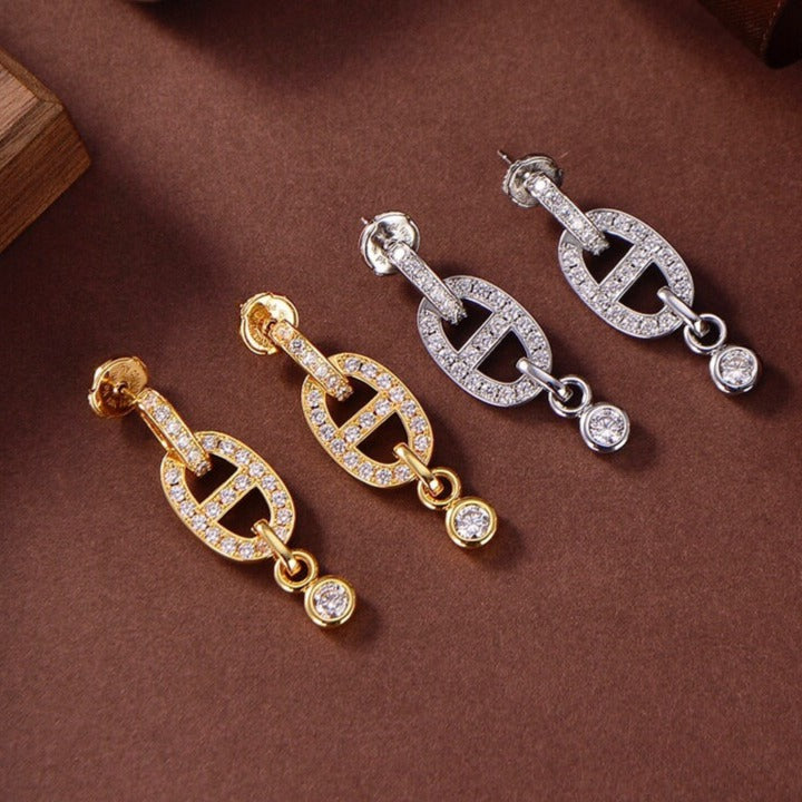 [⭐DORISW] HM KETTEN-DIAMANTOHRRINGE