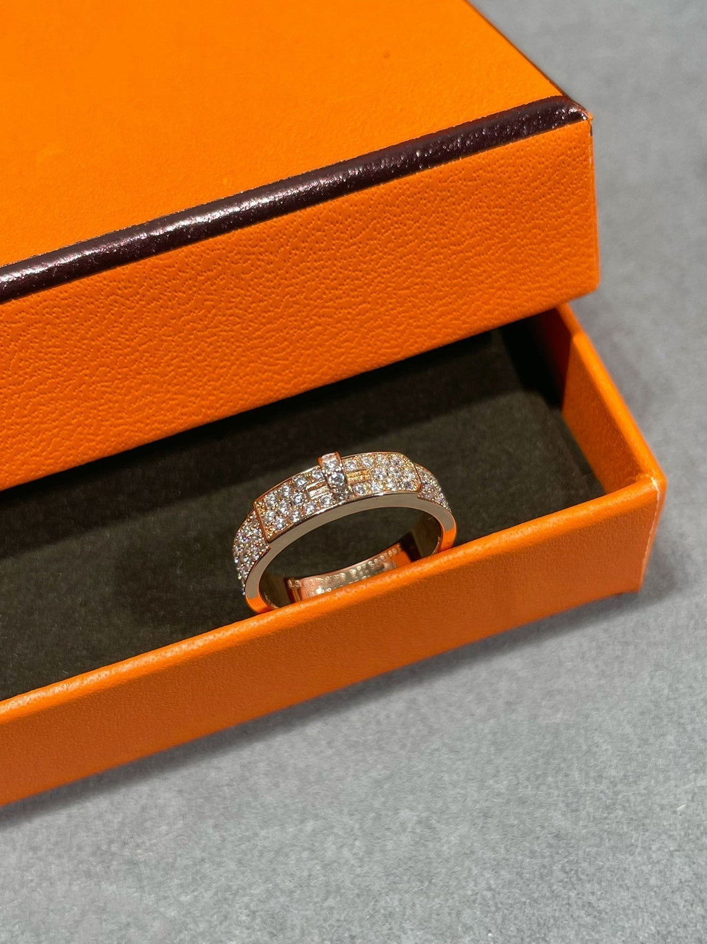 [⭐DORISW] KELLY PINK GOLD DIAMOND RING