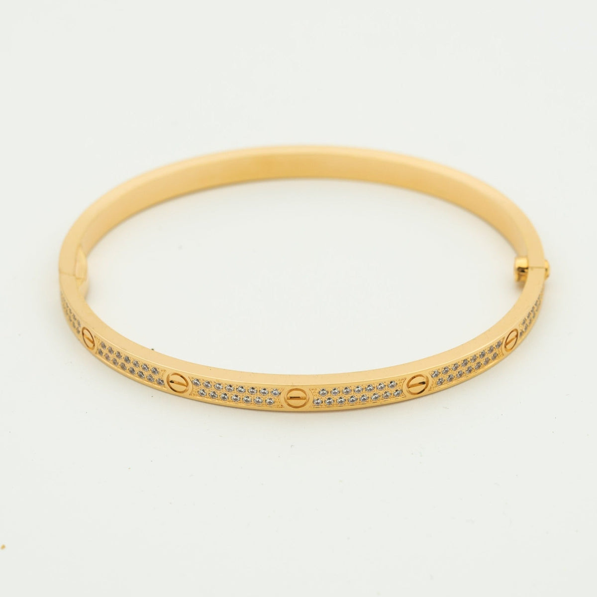 [⭐DORISW] LOVE BRACELET 3.65MM DIAMOND-PAVED