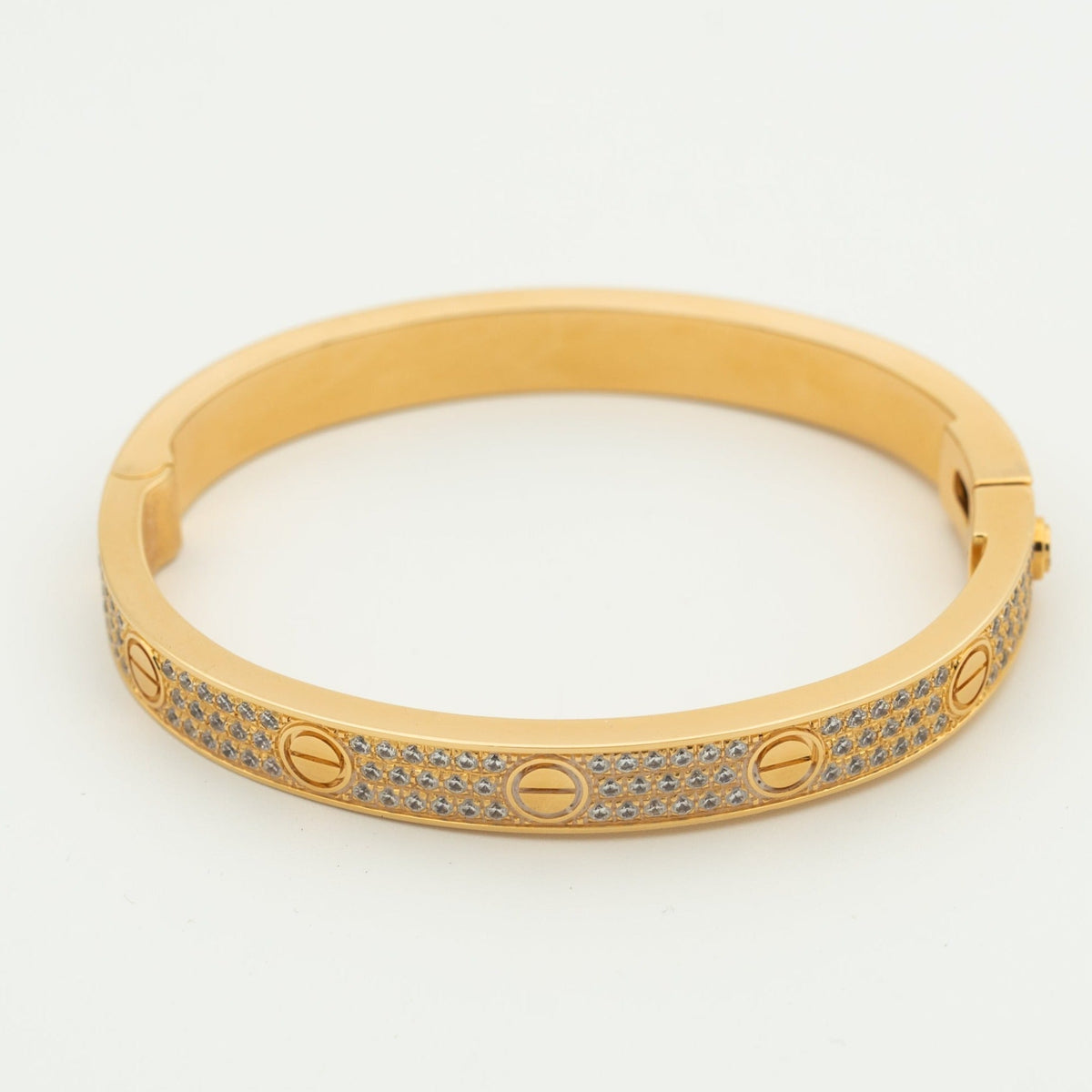 [⭐DORISW] LOVE ARMBAND 6,1 MM MIT DIAMANTBESATZ