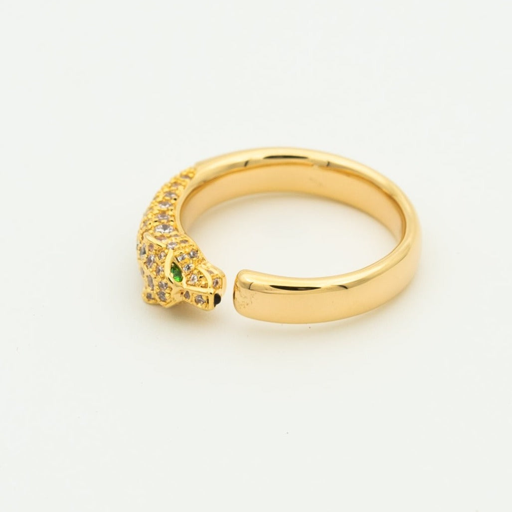 [⭐DORISW] パンテール リング ダイヤモンド 7.3MM