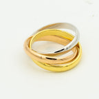 [⭐DORISW] TRINITY-RING GOLD ROSÉGOLD SILBER