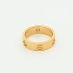 [⭐DORISW] LOVE RING 5,5 MM 3 DIAMANTEN ROSÉGOLD