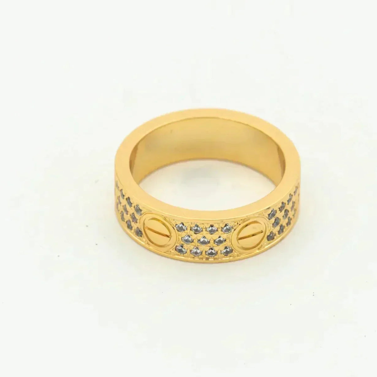 [⭐DORISW] LOVE RING 5,5 MM MIT DIAMANT-PAVÉ