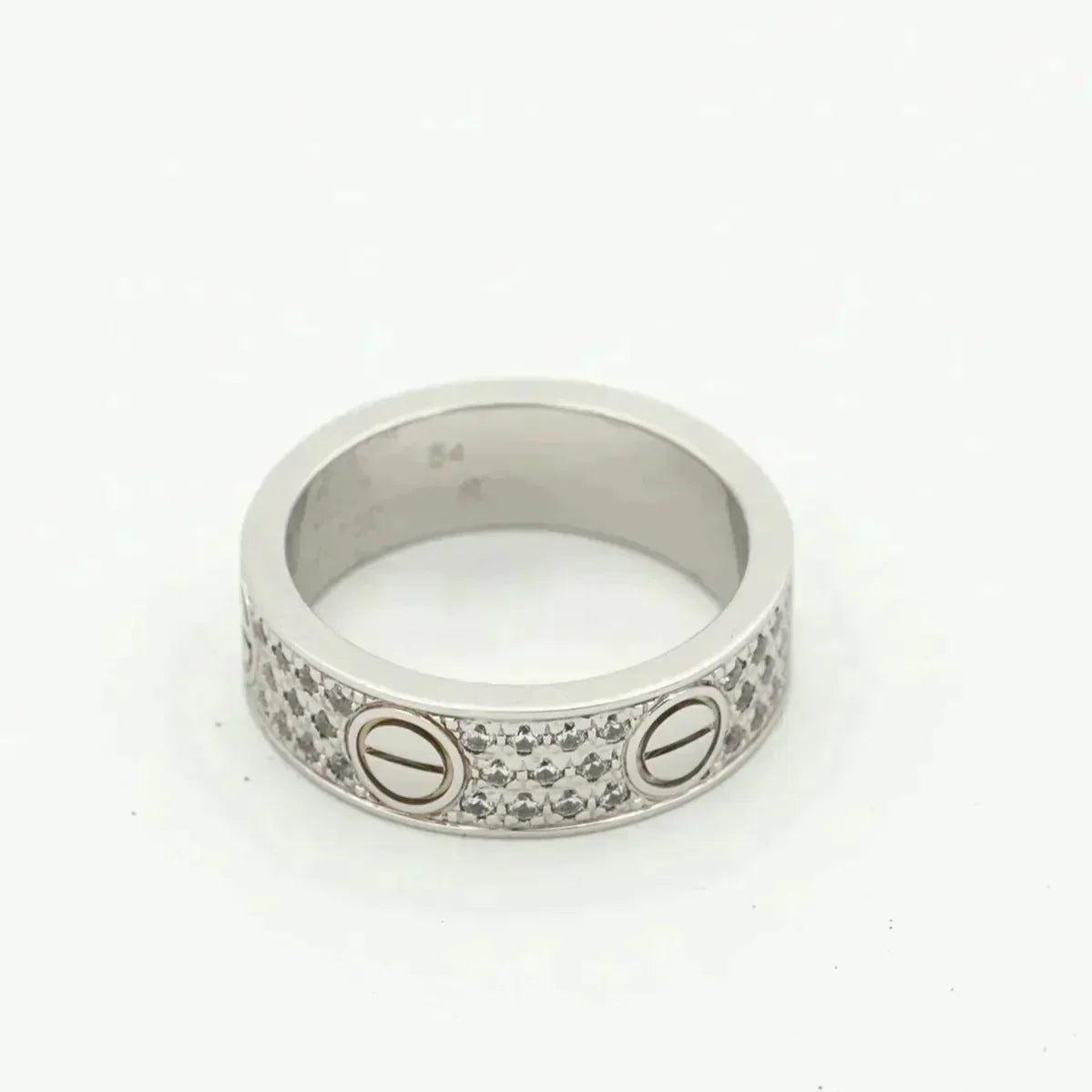 [⭐DORISW] LOVE RING 5,5 MM MIT DIAMANT-PAVÉ