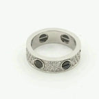[⭐DORISW] LOVE RING 5,5 MM KERAMIK MIT DIAMANT-PAVÉ