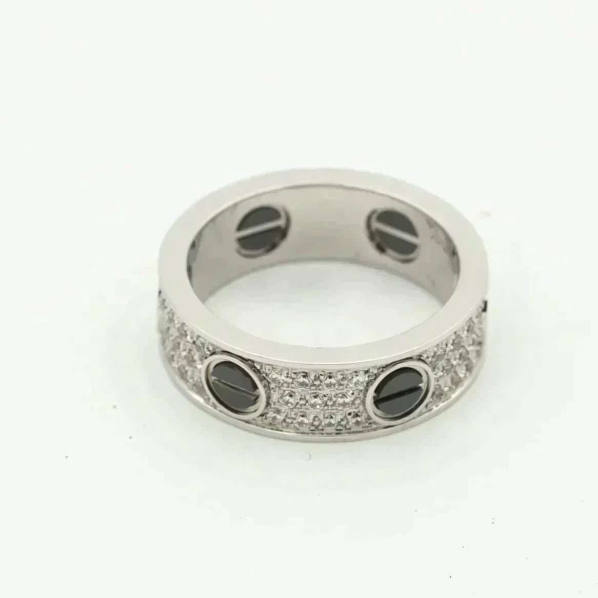 [⭐DORISW] LOVE RING 5,5 MM KERAMIK MIT DIAMANT-PAVÉ