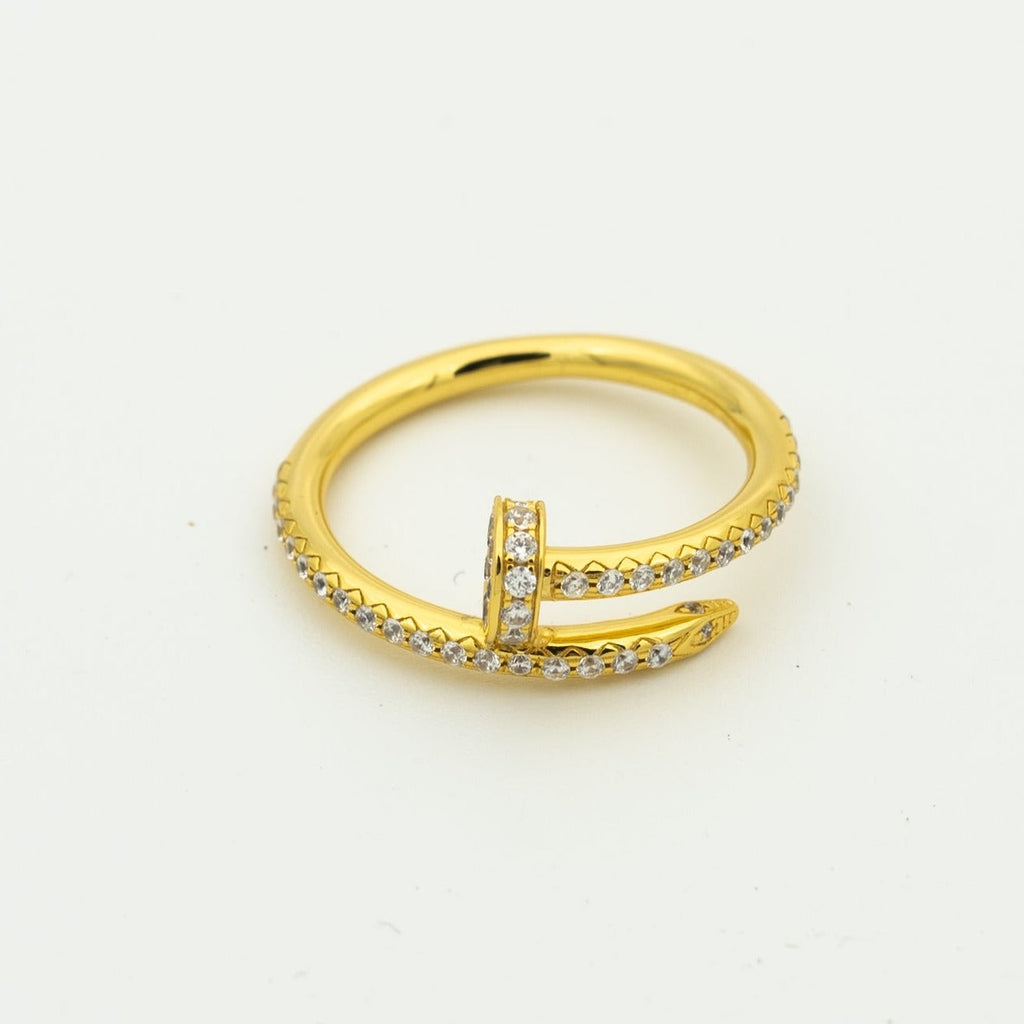 [⭐DORISW] JUSTE リング 1.8MM ゴールド ダイヤモンド