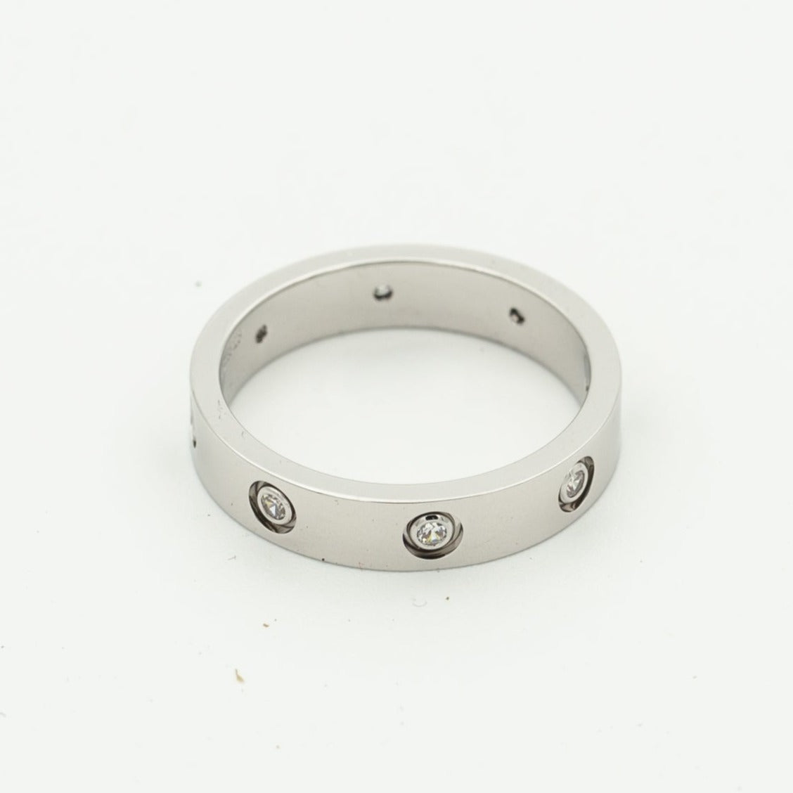[⭐DORISW] LOVE RING 3,6 MM 8 DIAMANTEN