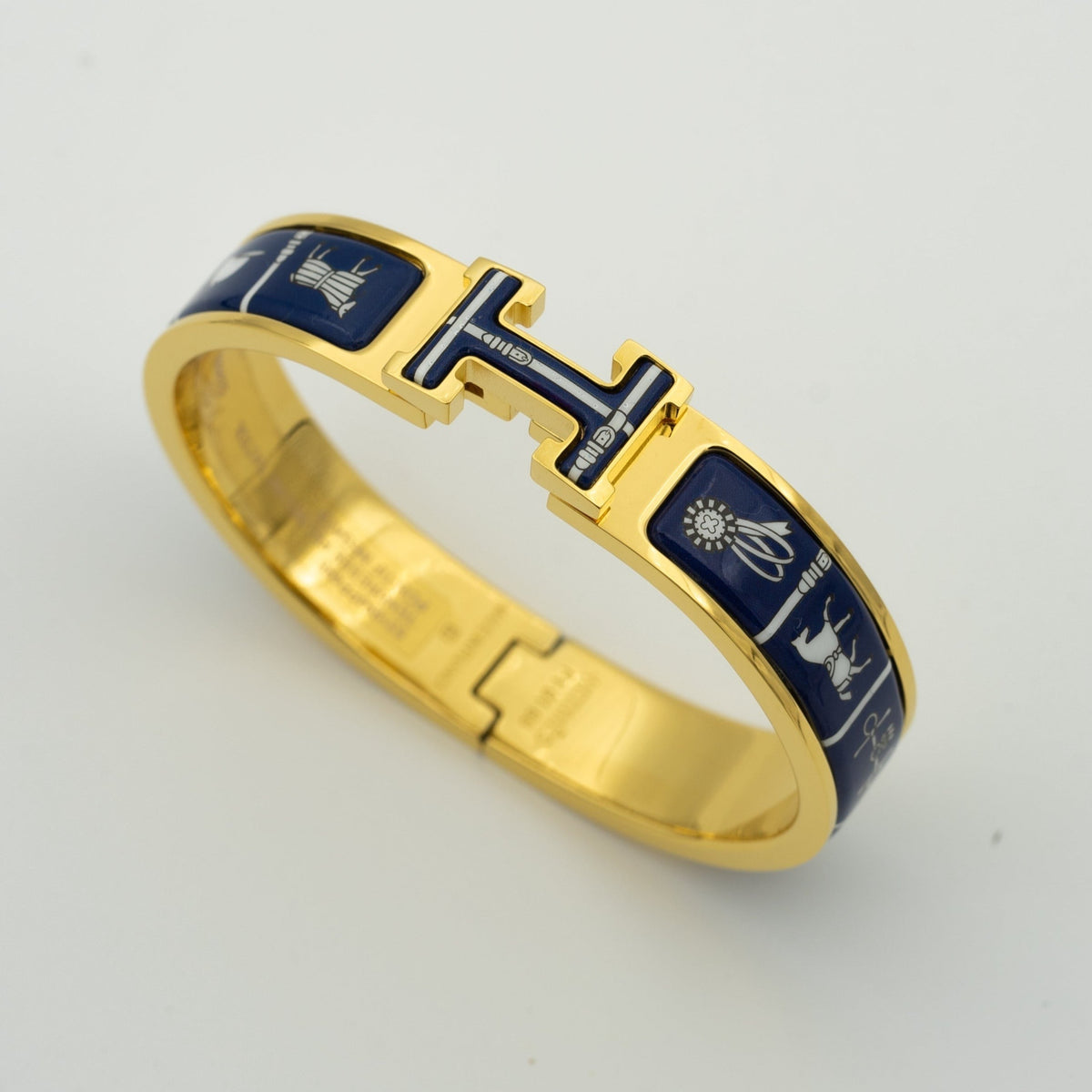 [⭐DORISW] H BRACELET BLUE CERAMIC